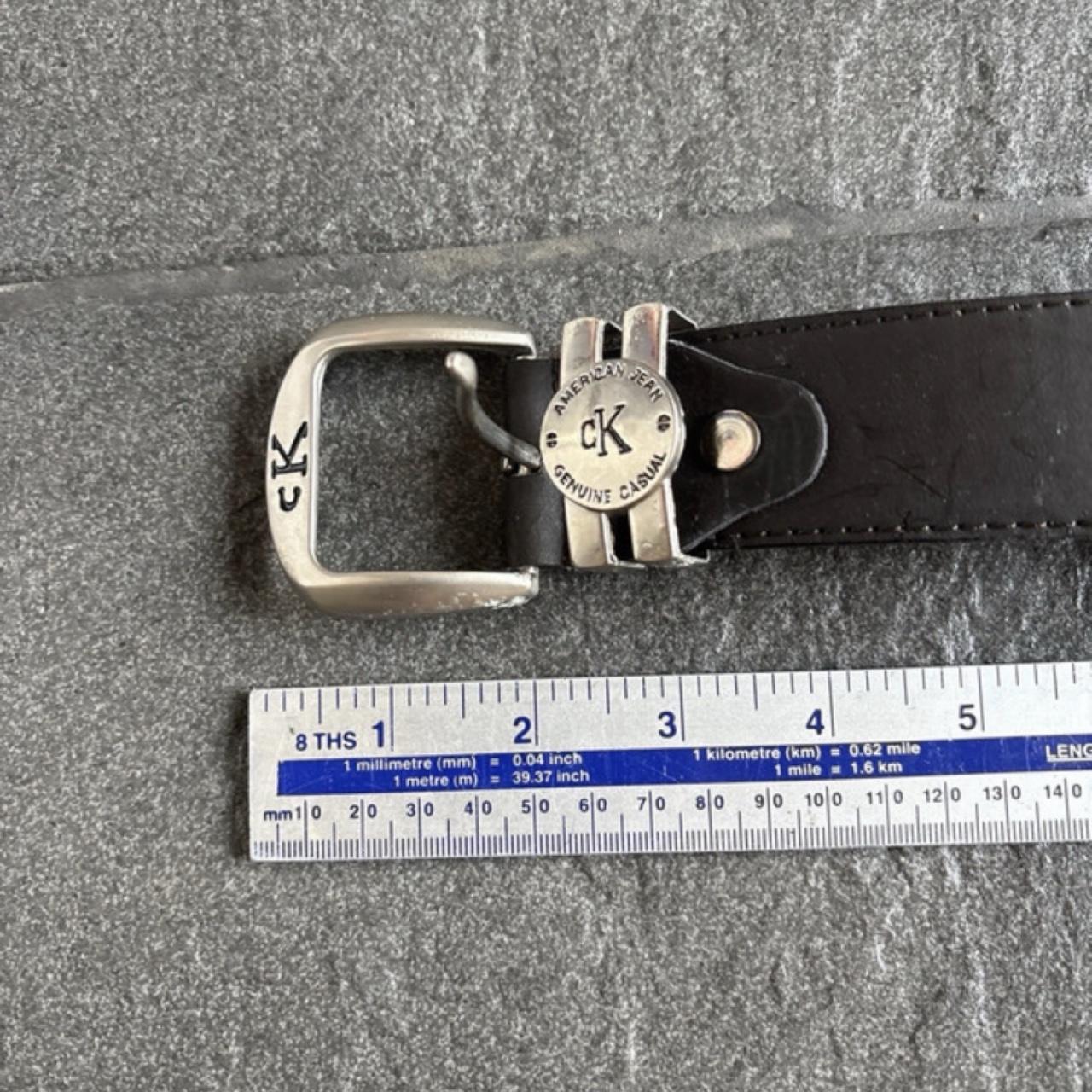 Calvin Klein Men's Leather Belt Brown - Image 2