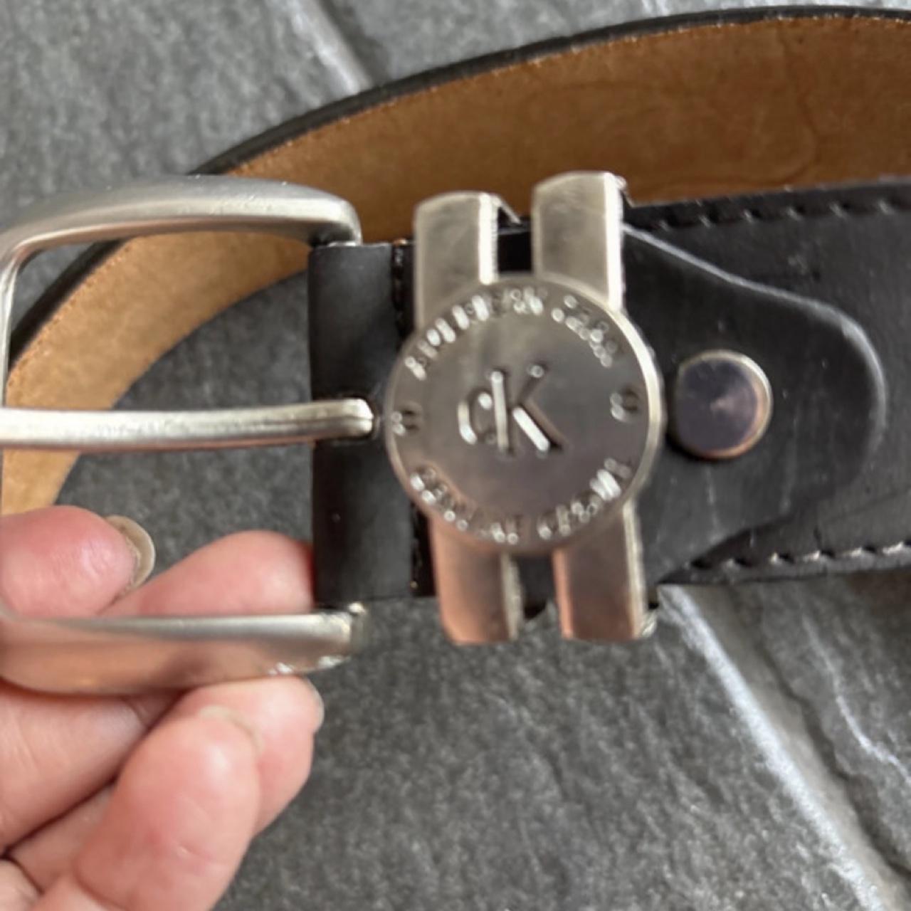 Calvin Klein Men's Leather Belt Brown - Image 3