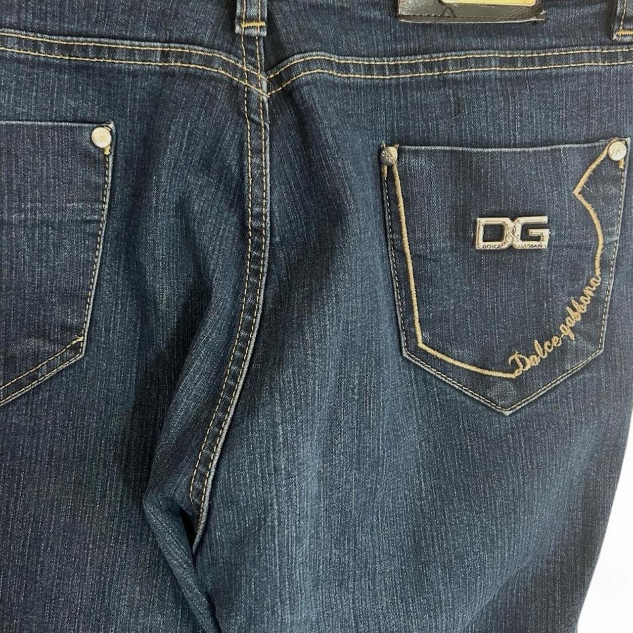 Dolce & Gabbana Women's Bootcut Jeans Navy - Image 6