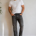 Gap 1969 Slim Fit Grey Washed Denim Jeans - Image 1
