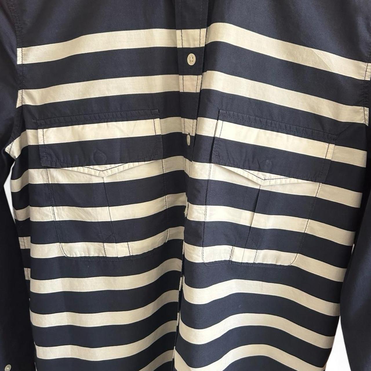 Trenery Men's Long Sleeve Striped Shirt - Image 3