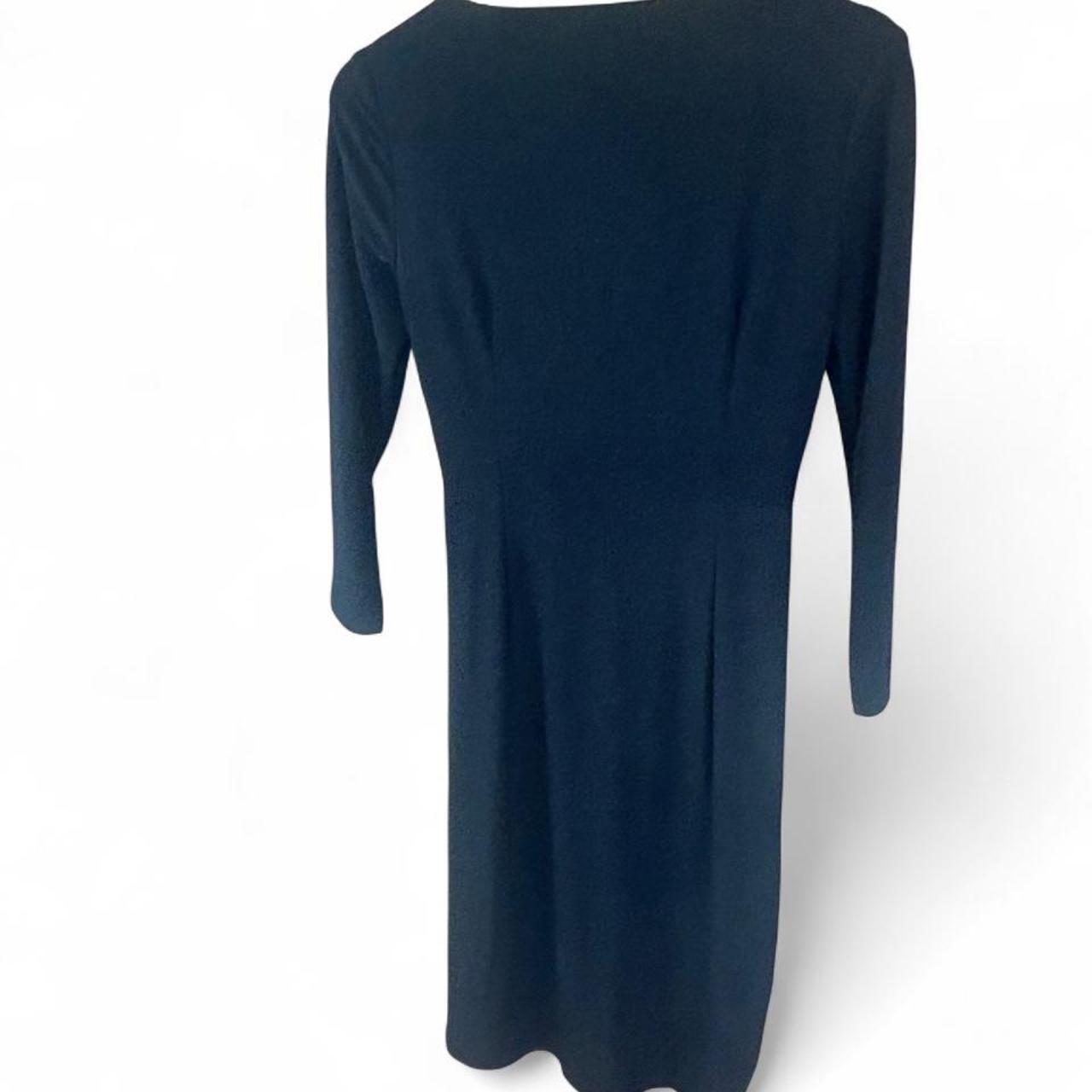 Lauren Ralph Lauren Black Wrap Dress - Image 4