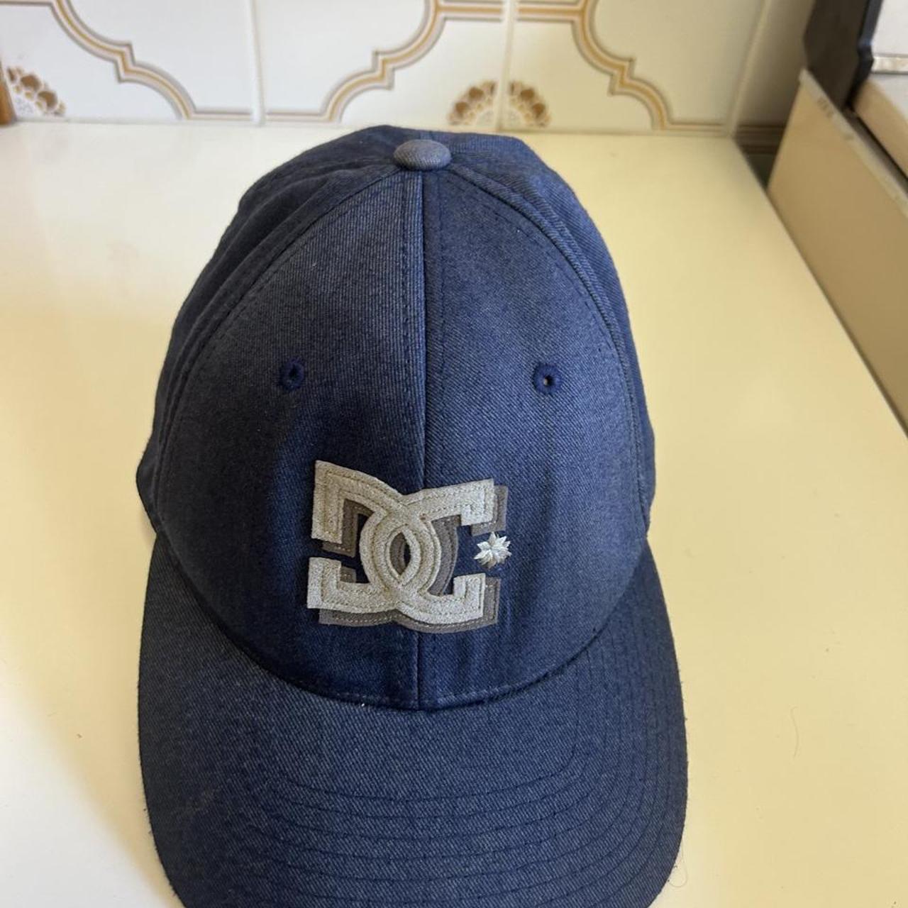 DC Shoes Navy Blue Snapback Cap - Image 1