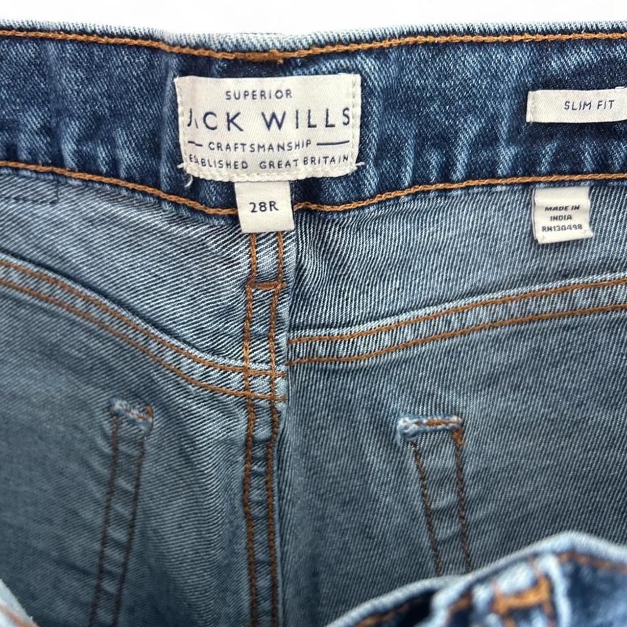Jack Wills Men's Slim Fit Denim Shorts - Image 2