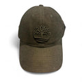 Timberland Olive Green Corduroy Baseball Cap - Image 1