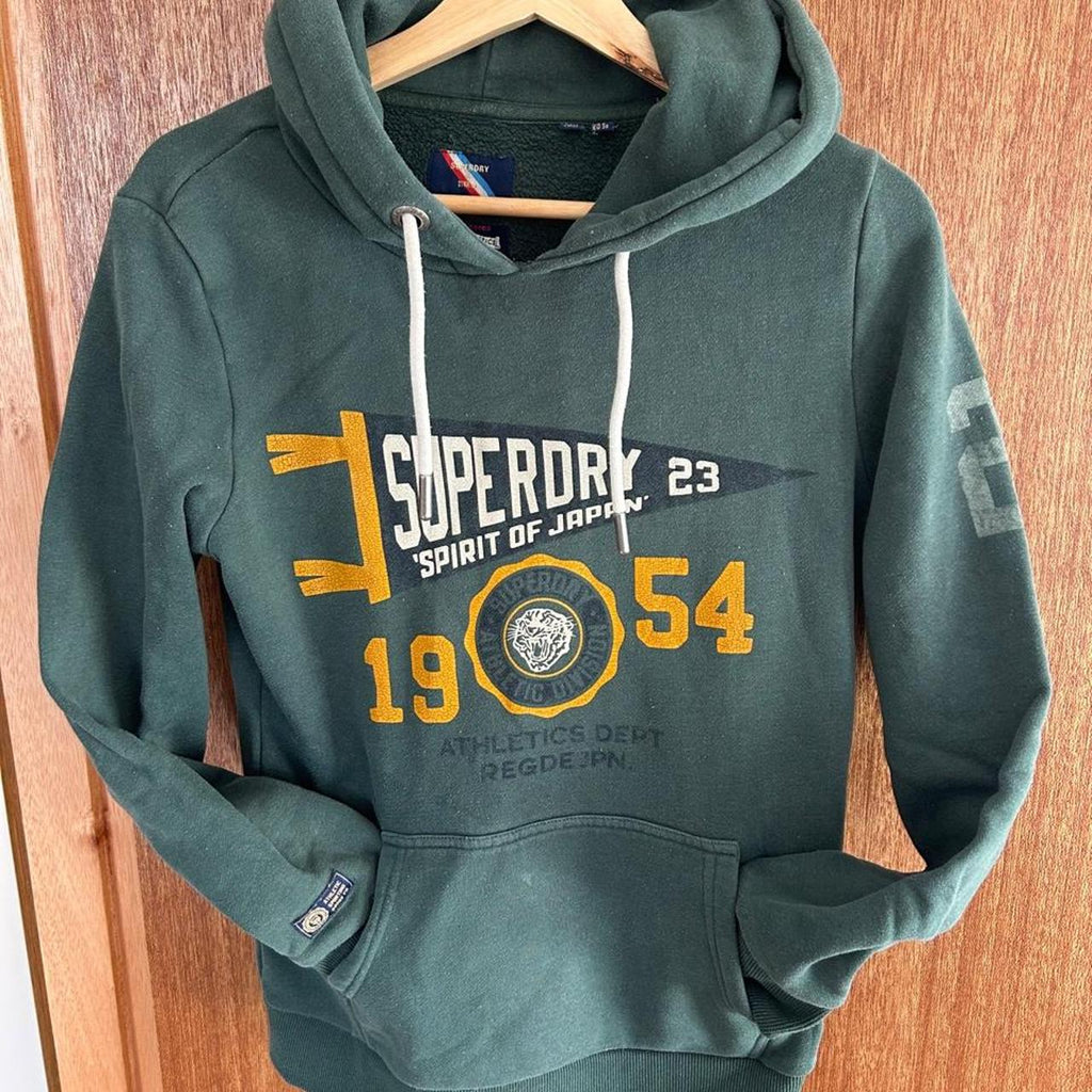 Superdry Women's Forest Green Hoodie - Image 2