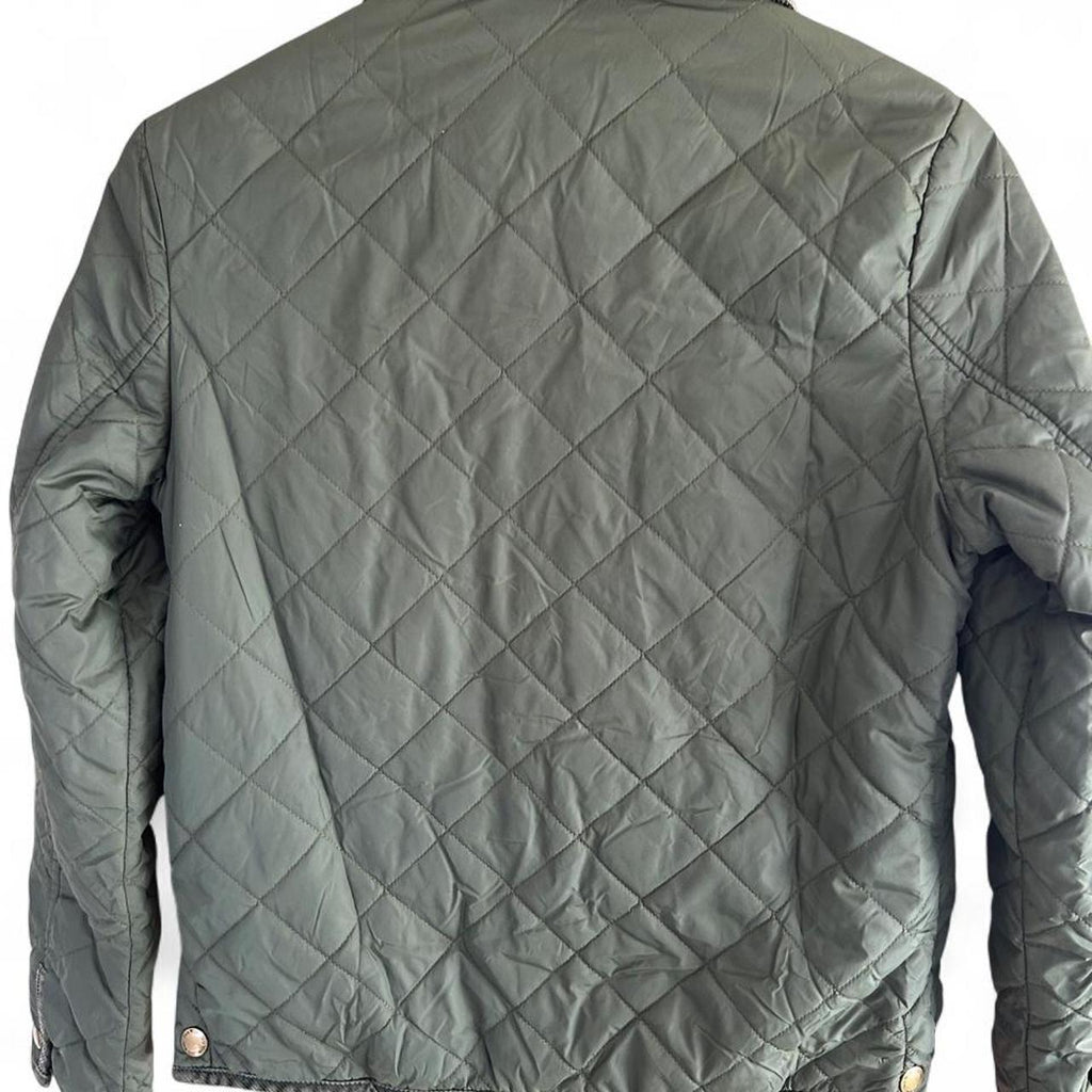 Jack Wills Girls Green Quilted Jacket - Image 3